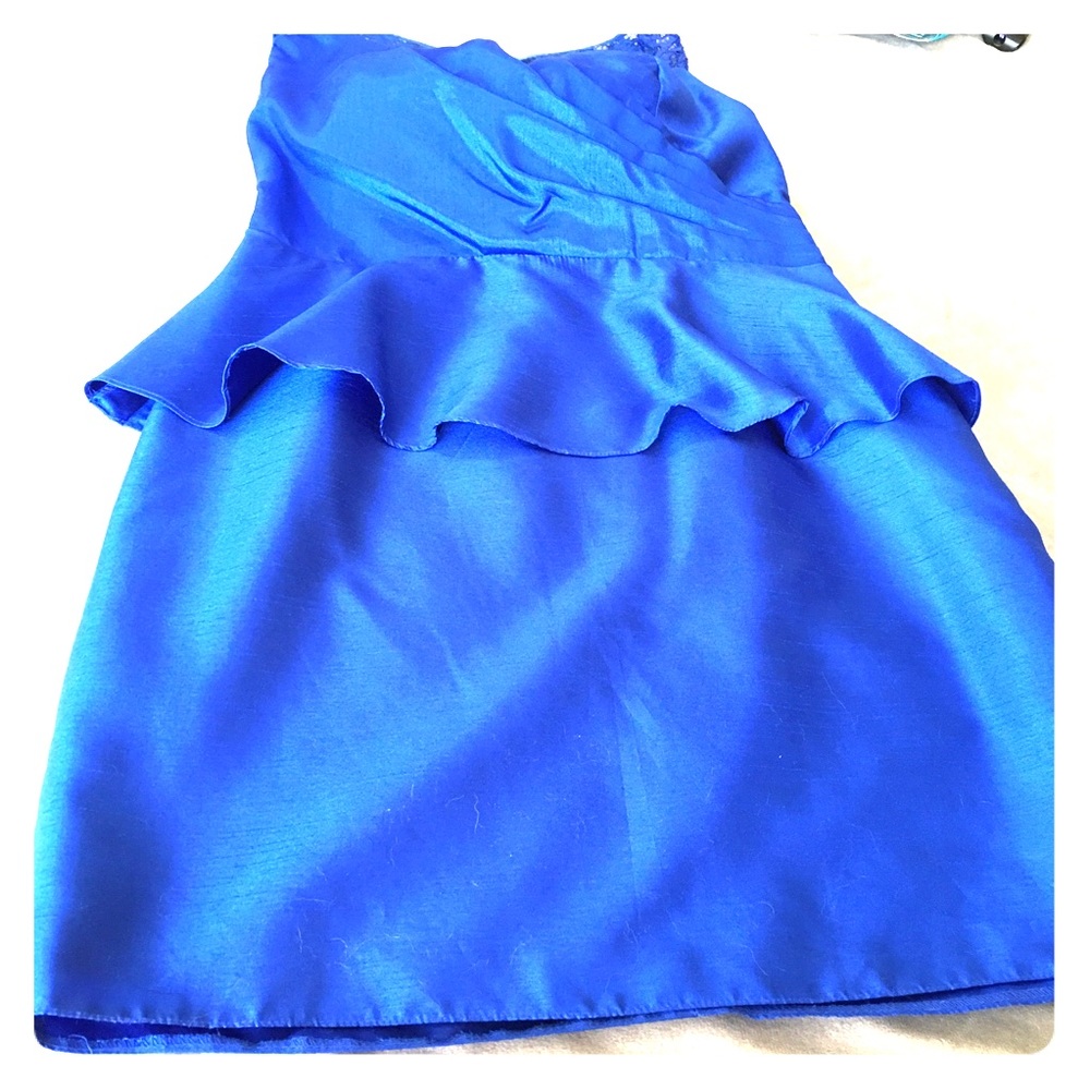 Jasmine royal blue short formal dress